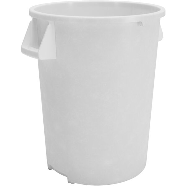 Carlisle, 84102002, Bronco™ Round Waste Bin Trash Container 20 Gallon - White