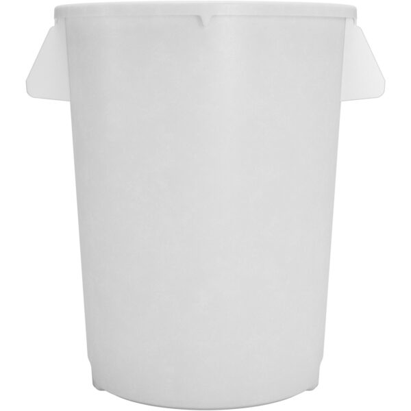 Carlisle, 84102002, Bronco™ Round Waste Bin Trash Container 20 Gallon - White - Image 2